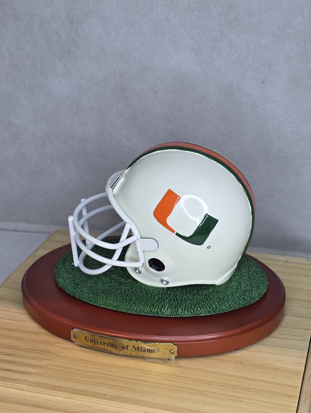Miami Hurricane Helmet Statue
